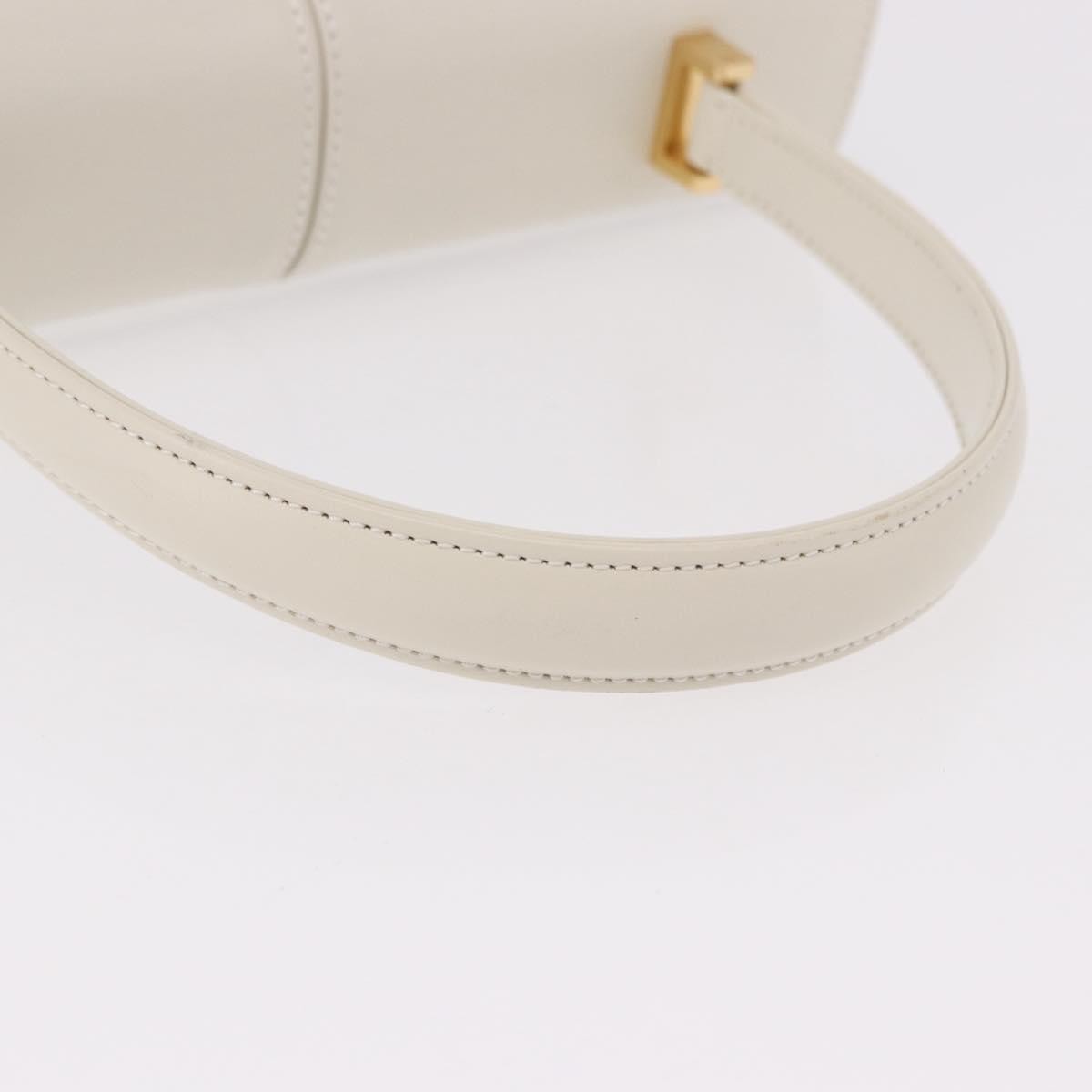 Saint Laurent Vintage handbag Leather, White, Leather, Handbag
