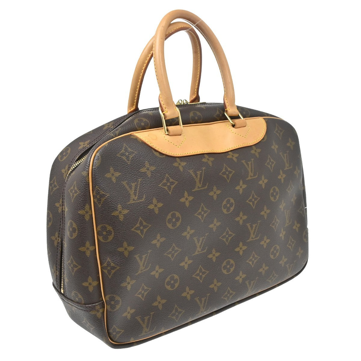 Louis Vuitton Deauville Monogram Canvas, Brown, Canvas, Handbag