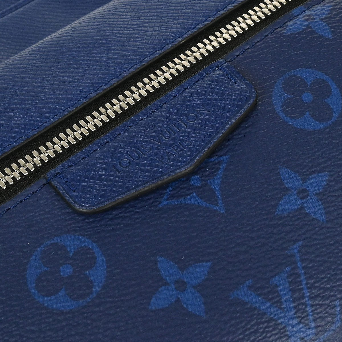 Louis Vuitton Outdoor BumBag Monogram Taigarama, Blue, Leather, Shoulder Bag