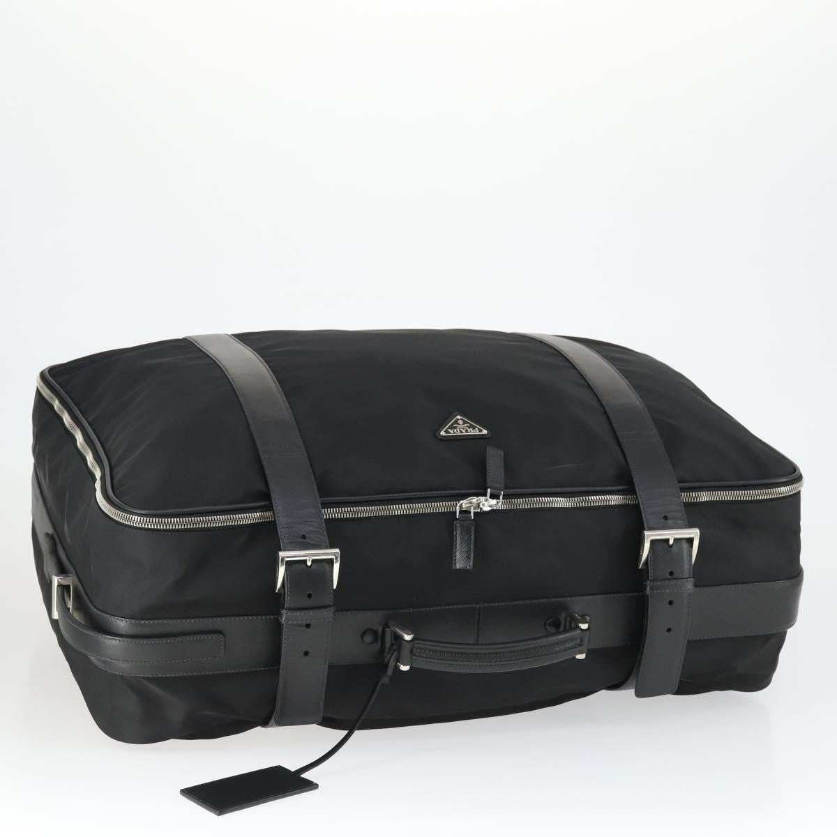 Prada Suitcase Re-Nylon and Saffiano Re-Nylon and Saffiano, Black, Nylon, Travel Bag