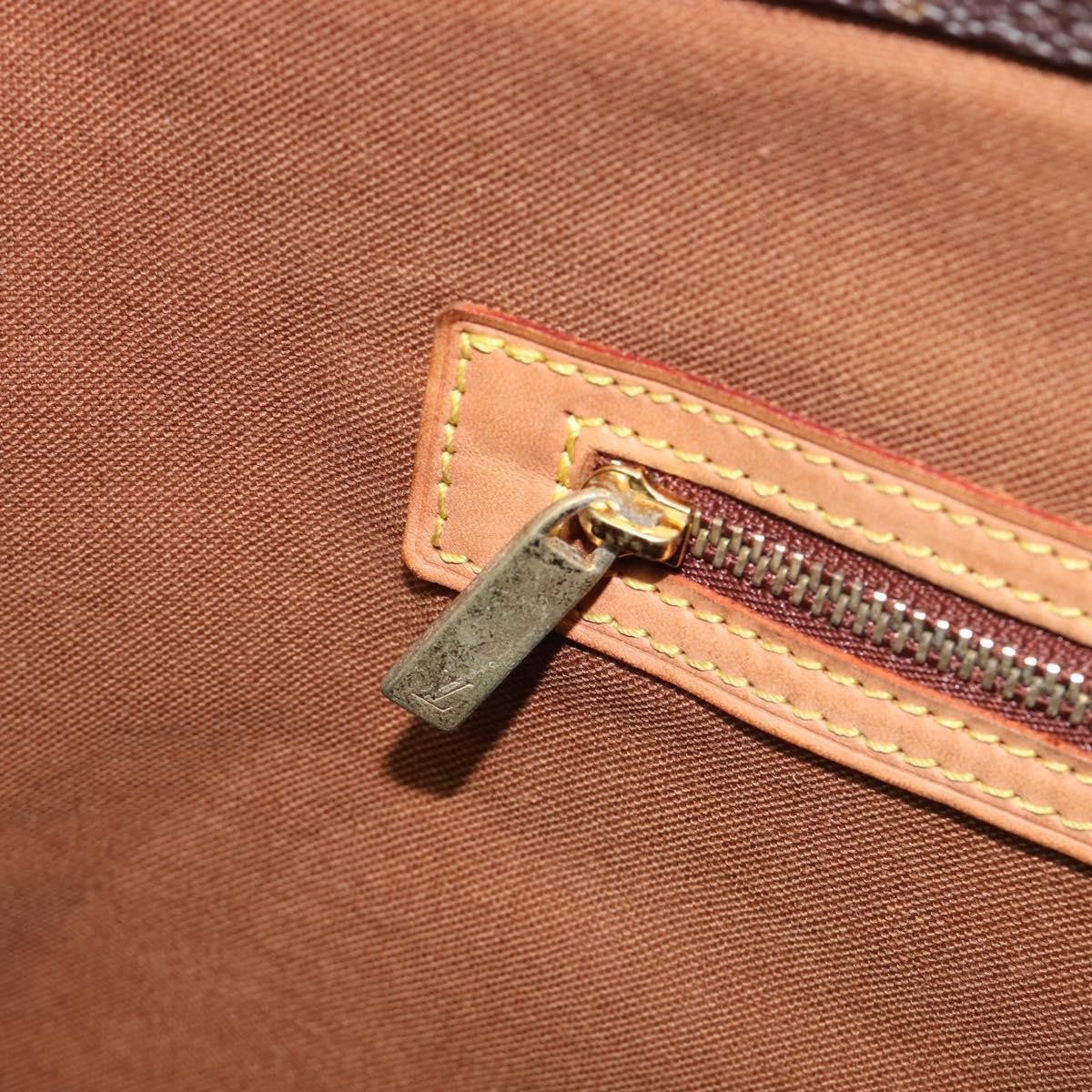 Louis Vuitton Cabas Mezzo Monogram Canvas, Brown, Canvas, Tote Bag