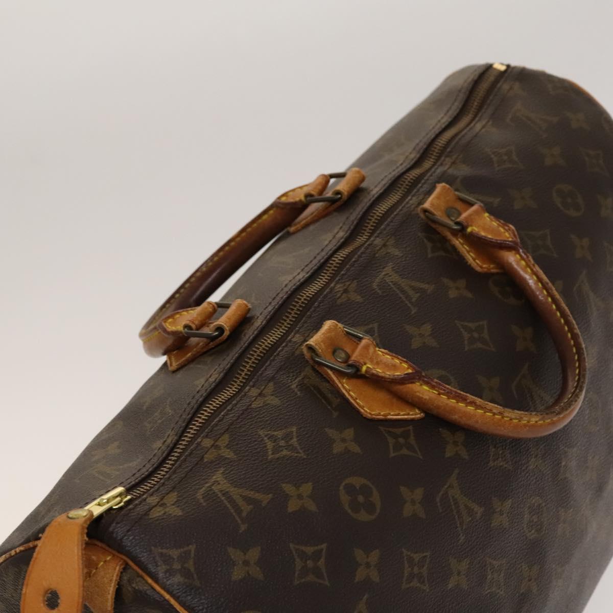 Louis Vuitton Speedy Handbag Monogram Canvas, BROWN, CANVAS, Handbag