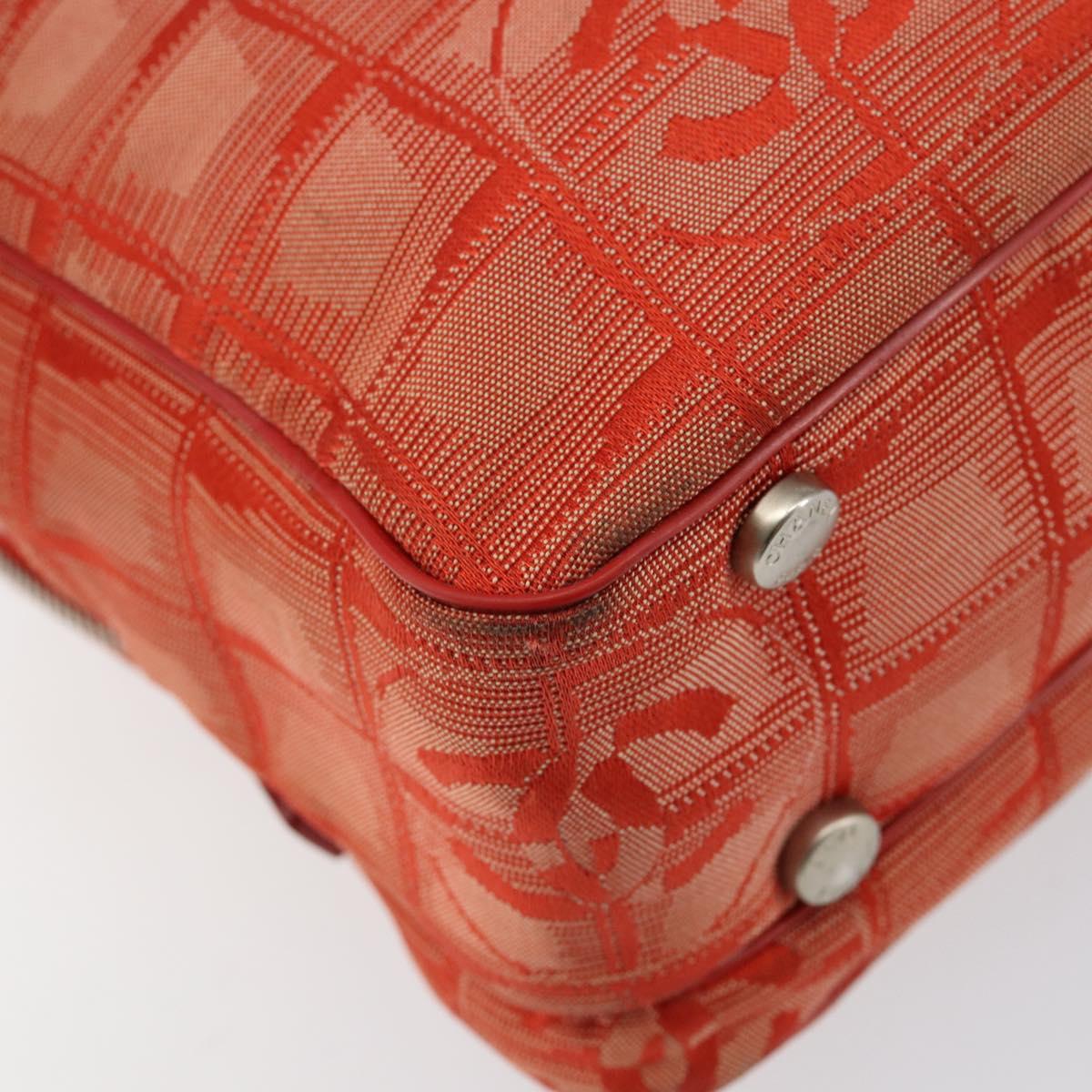 Chanel Travel Line Convertible Satchel Nylon, RED, NYLON, Handbag