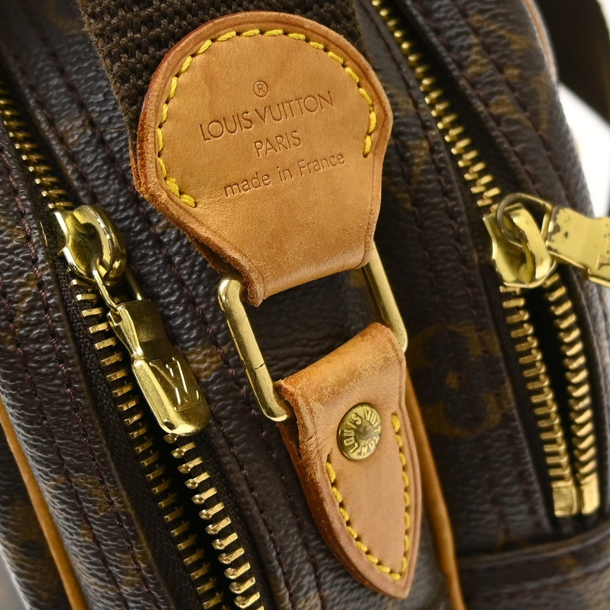 Louis Vuitton Reporter Monogram, Brown, Canvas, Shoulder Bag