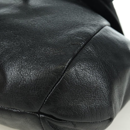 Saint Laurent Vintage Shoulder bag Leather, Black, Leather, Shoulder Bag