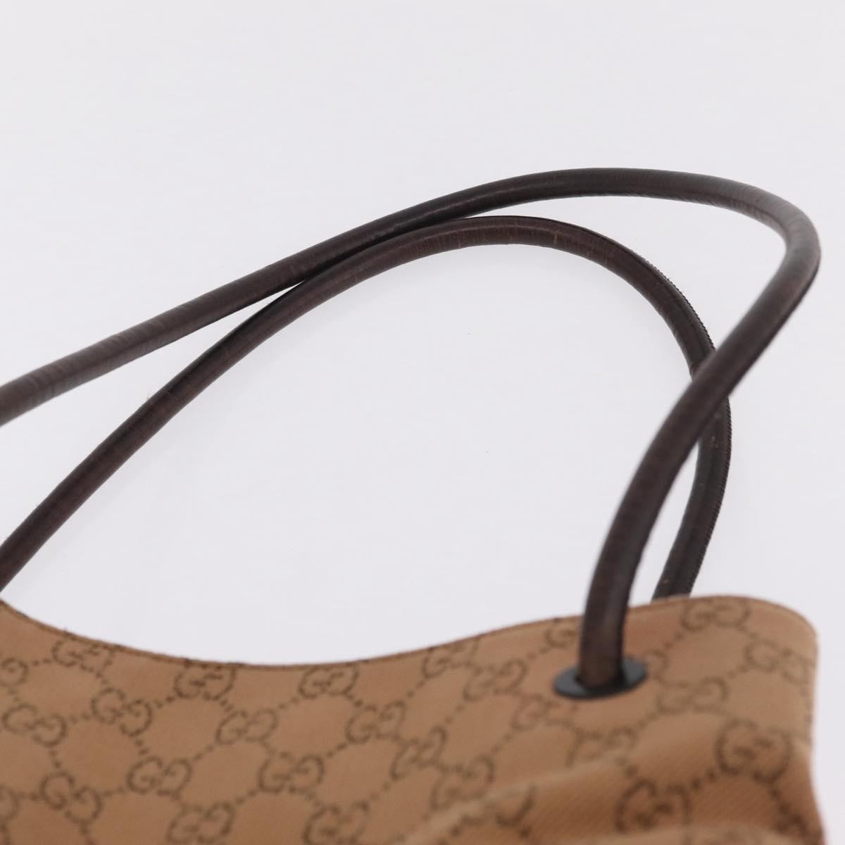 Gucci Vertical Tote GG Canvas, Orange, Canvas, Tote Bag