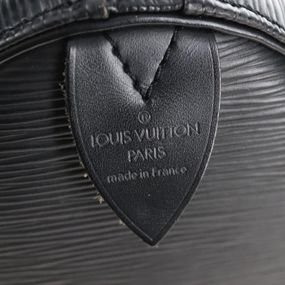 Louis Vuitton Keepall Epi Leather, Black, Leather, Travel Bag
