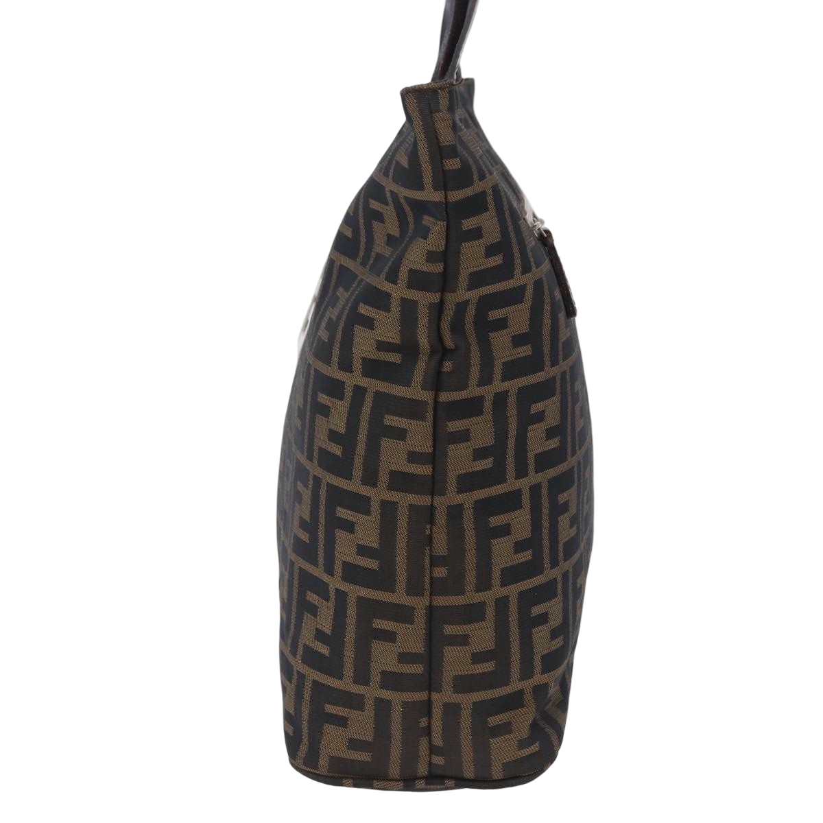 Fendi Zucca Canvas, Brown, Canvas, Tote Bag