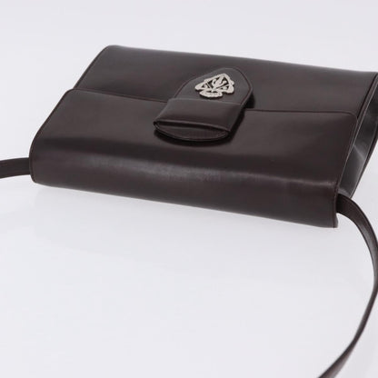 Gucci Vintage Leather, Brown, Leather, Shoulder Bag