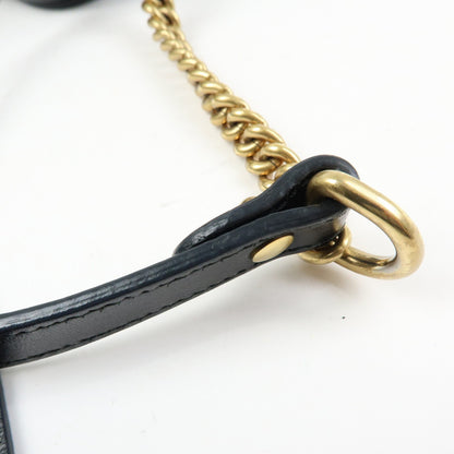 Gucci GG Marmont Matelasse Patent, Black, Leather, Shoulder Bag