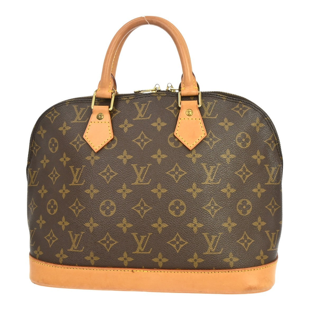 Louis Vuitton Vintage Alma Monogram Canvas, Brown, Canvas, Handbag