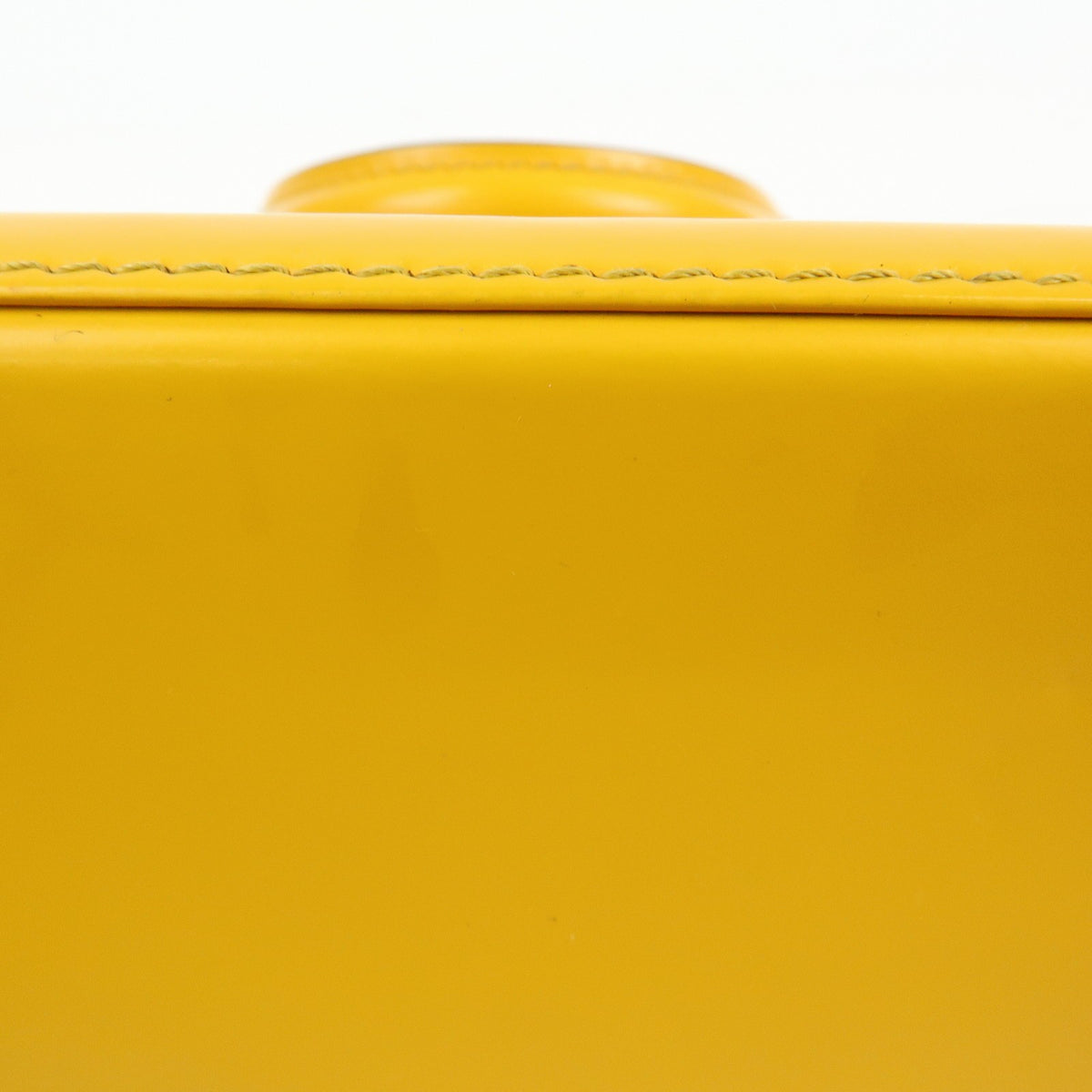 Louis Vuitton Alma Epi Leather, Yellow, Leather, Handbag