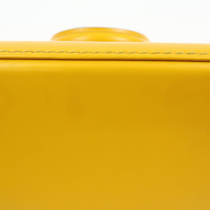 Louis Vuitton Alma Epi Leather, Yellow, Leather, Handbag
