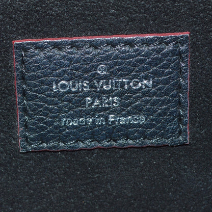 Louis Vuitton Mylockme Studded Leather, Black, Leather, Shoulder Bag