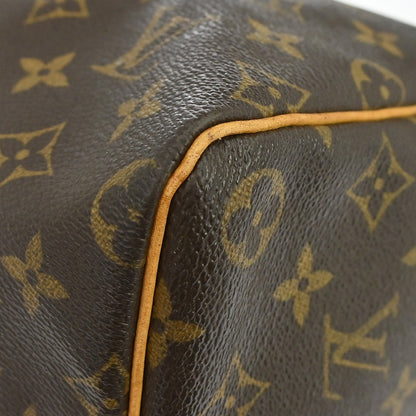Louis Vuitton Speedy Monogram Canvas, Brown, Canvas, Handbag