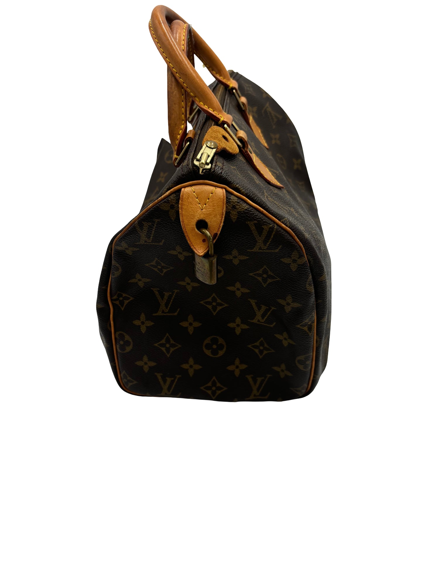 Louis Vuitton Speedy Monogram Canvas, Brown, Canvas, Handbag