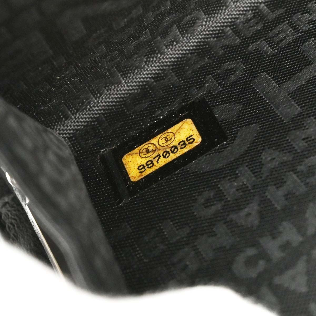 Chanel Lucky Symbols French Embossed Quilted Leather, Black, Leather, Wallet