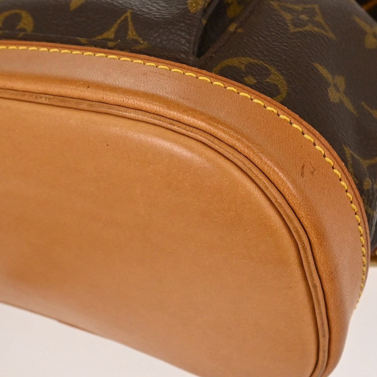 Louis Vuitton Vintage Montsouris Monogram Canvas, Brown, Canvas, Backpack