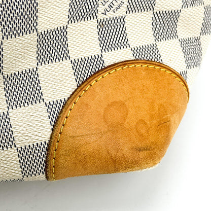 Louis Vuitton Hampstead Damier Ebene, White, Canvas, Tote Bag