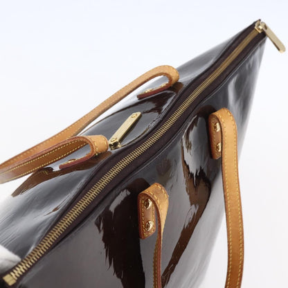 Louis Vuitton Bellevue Monogram Vernis, Burgundy, Patent Leather, Tote Bag