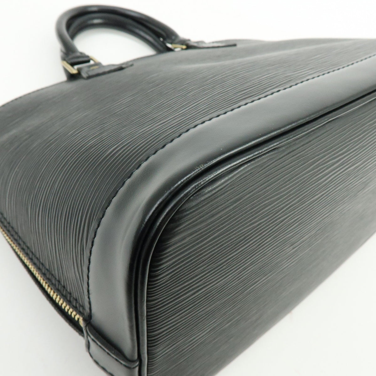 Louis Vuitton Vintage Alma Epi Leather, Black, Leather, Handbag