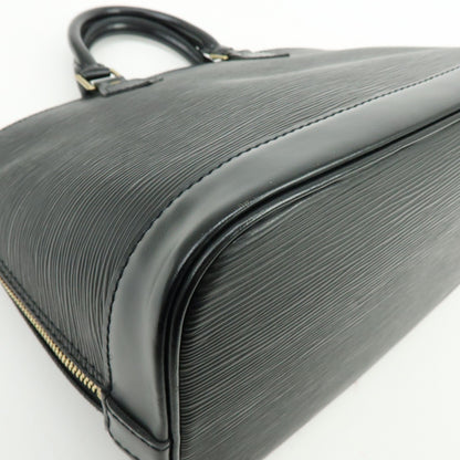 Louis Vuitton Vintage Alma Epi Leather, Black, Leather, Handbag