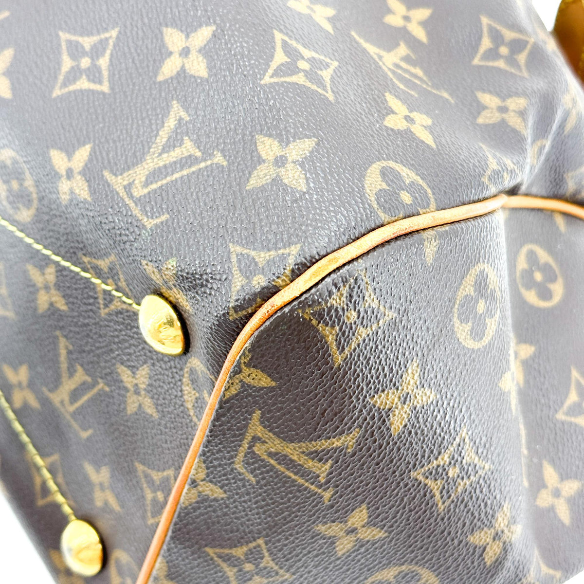 Louis Vuitton Tivoli Monogram Canvas, Brown, Canvas, Handbag