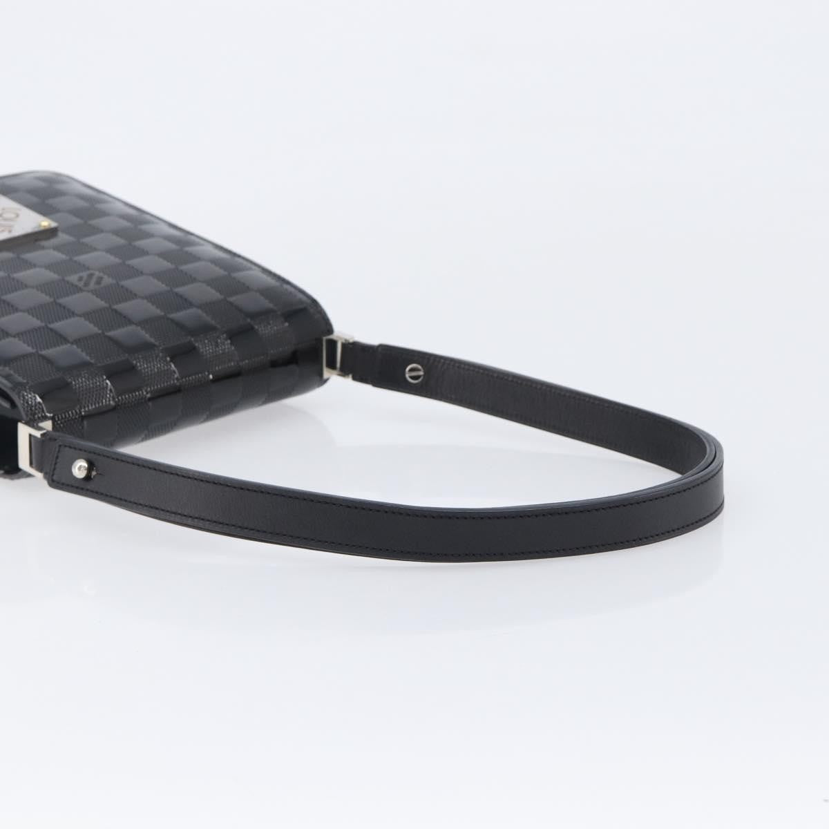 Louis Vuitton Cabaret Club Damier Vernis, Black, Patent Leather, Handbag