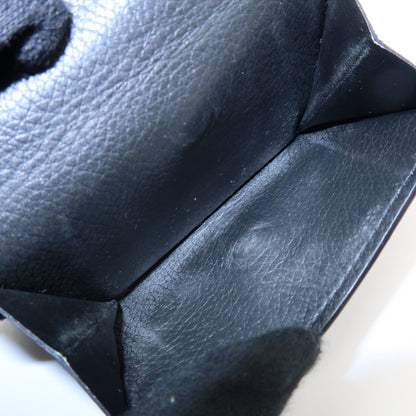 Louis Vuitton Lockmini Leather, Black, Leather, Wallet