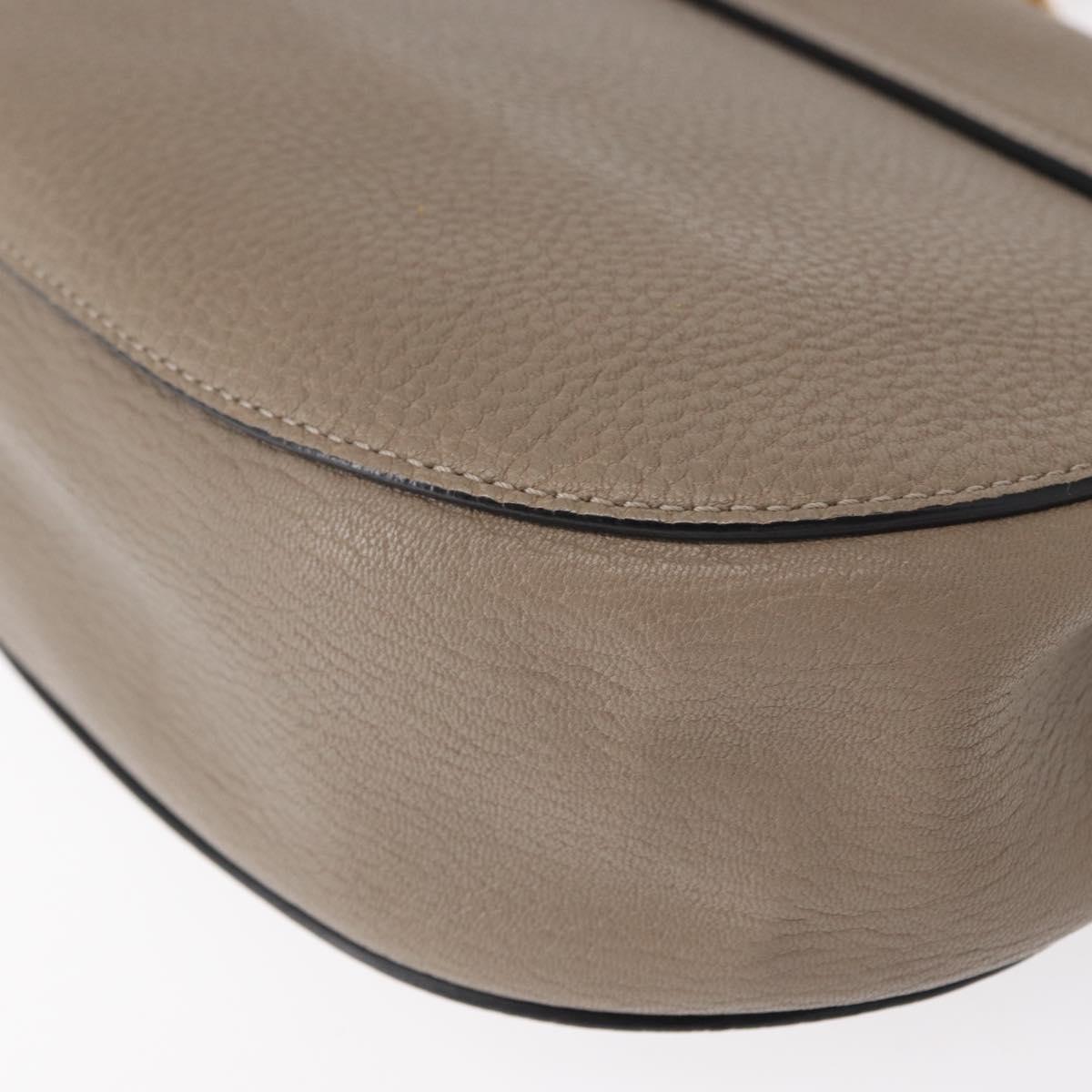 Chloe Drew Crossbody Bag Leather, BEIGE, LEATHER, Shoulder bag