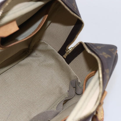 Louis Vuitton Deauville Handbag Monogram Canvas, BROWN, CANVAS, Handbag