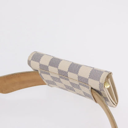 Louis Vuitton Solo Belt Damier, White, Canvas, Clutch