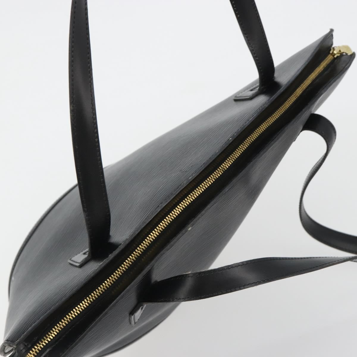 Louis Vuitton Saint Jacques Epi Leather, Black, Leather, Handbag