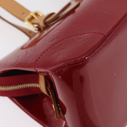 Louis Vuitton Rosewood Avenue Monogram Vernis, Red, Patent Leather, Handbag
