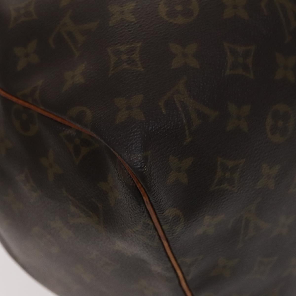 Louis Vuitton Keepall Bag Monogram Canvas, BROWN, CANVAS, Travel bag