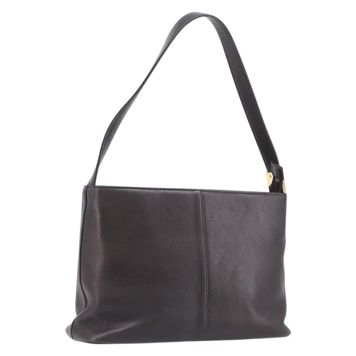 Burberry Shoulder Bag Leather, Brown, Leather, Shoulder Bag