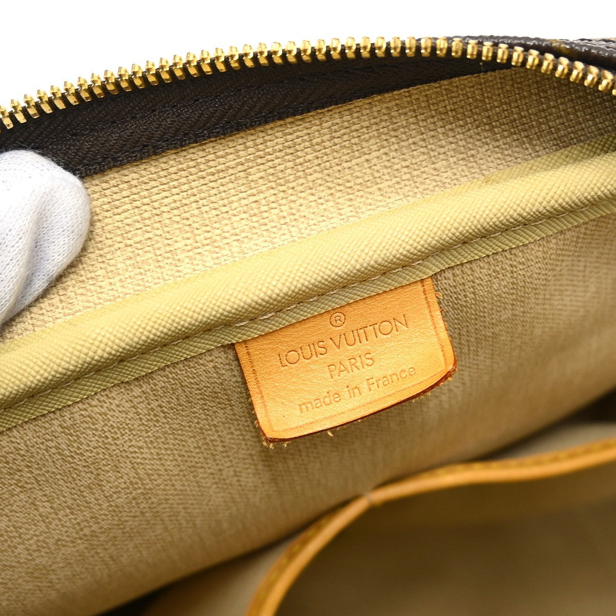 Louis Vuitton Deauville Monogram Canvas, Brown, Canvas, Handbag