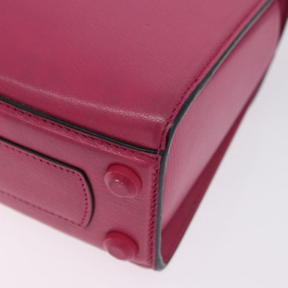 Salvatore Ferragamo Boxyz Top Handle Leather, Pink, Leather, Handbag