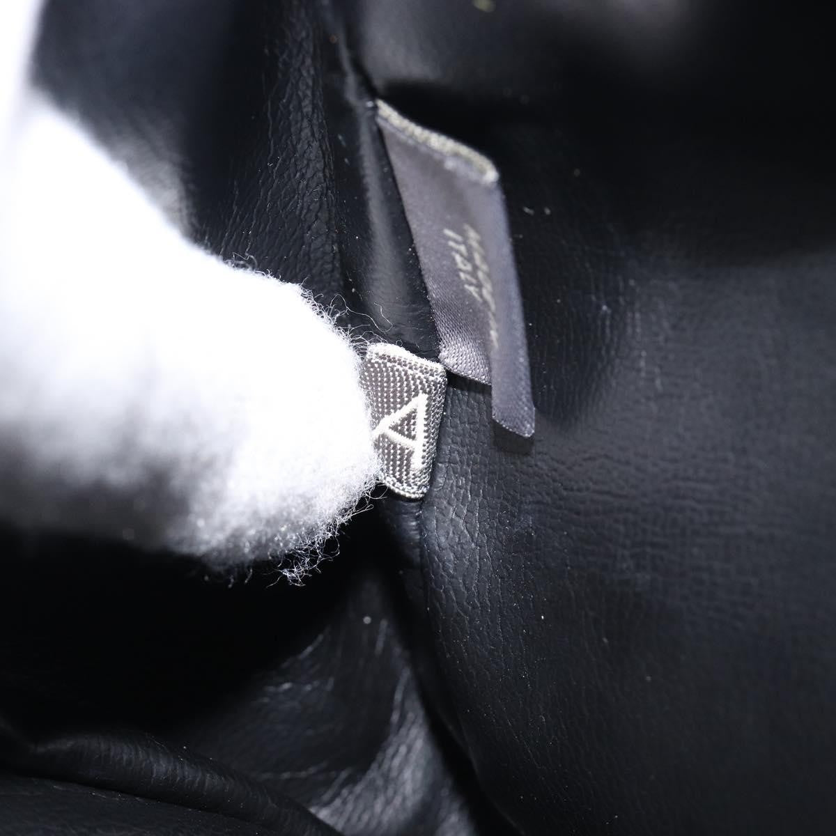 Bally Vintage Quilted Leather, Black, Leather, Shoulder Bag