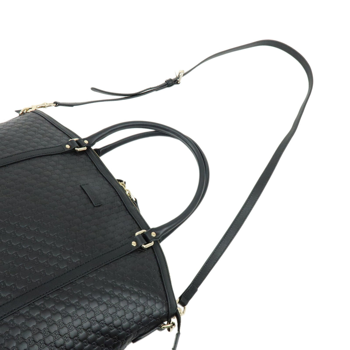 Gucci Guccissima GG Leather, Black, Leather, Handbag
