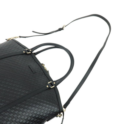 Gucci Guccissima GG Leather, Black, Leather, Handbag