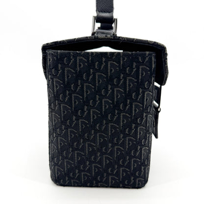 Christian Dior Trotter Canvas, Black, Canvas, Handbag