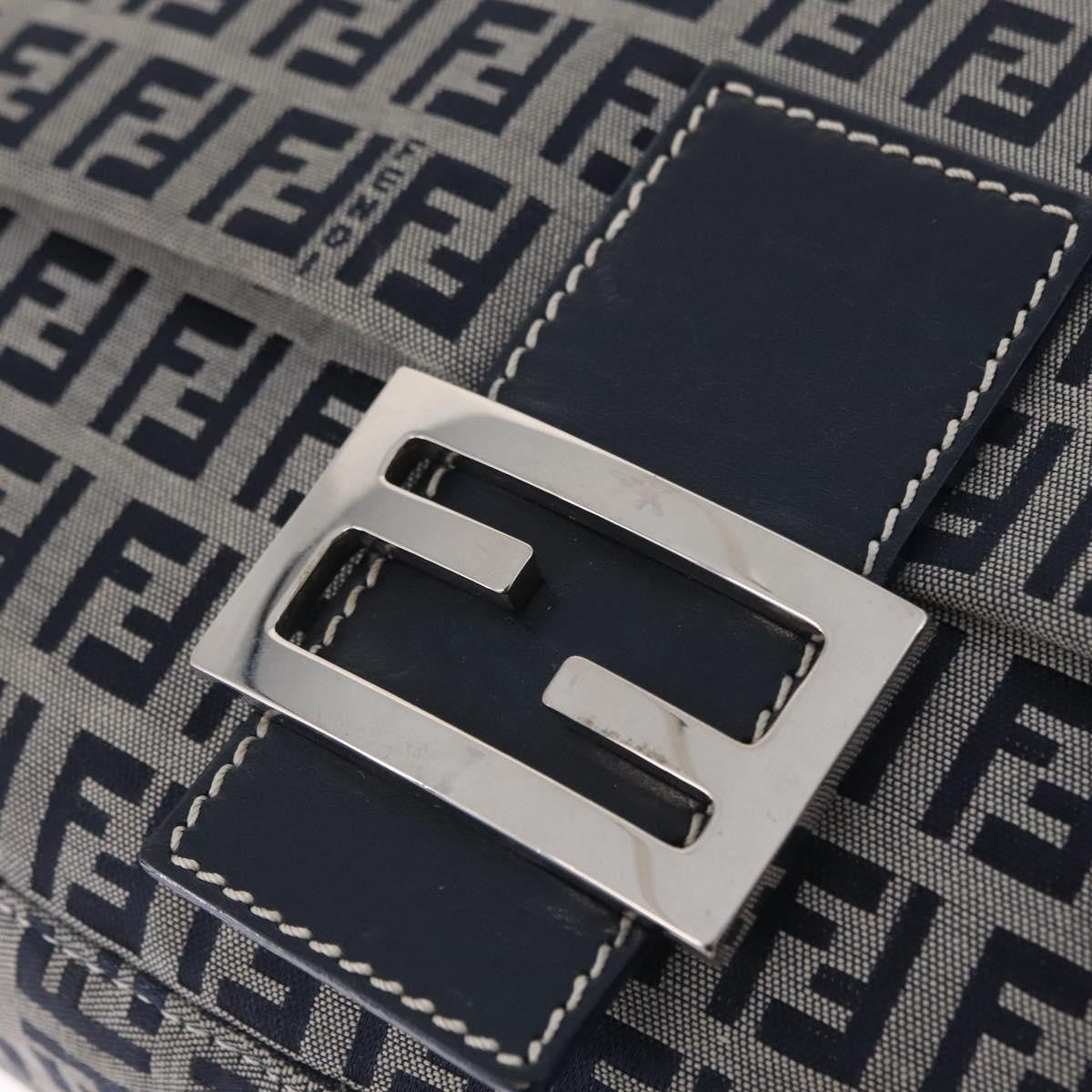 Fendi Fendi mamma baguette Monogram Canvas, Navy, Canvas, Handbag