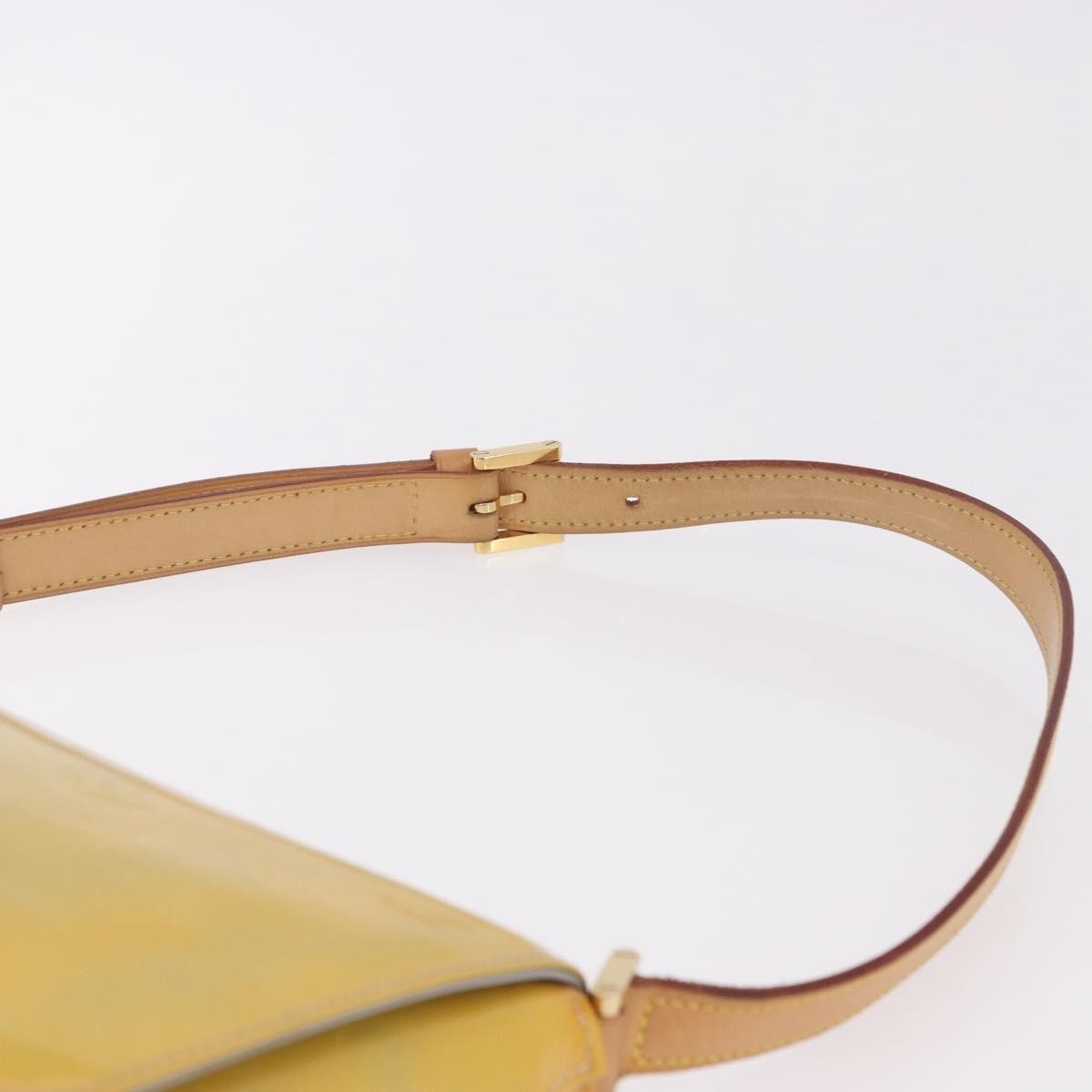 Louis Vuitton Thompson Street Monogram Vernis, Yellow, Patent Leather, Shoulder Bag