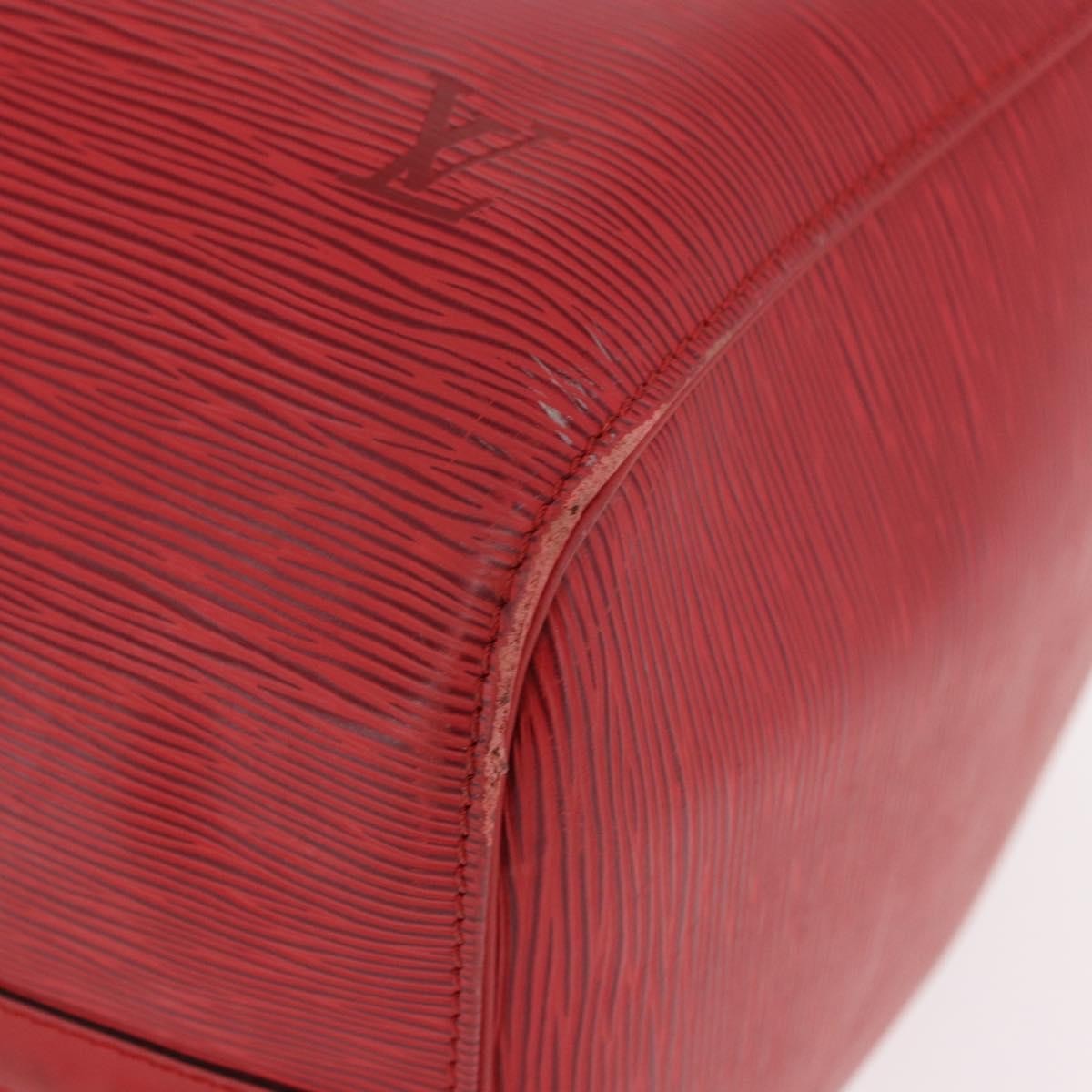 Louis Vuitton Keepall Epi Leather, Red, Leather, Travel Bag