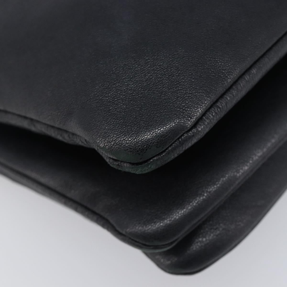Celine Trio Leather, Black, Leather, Crossbody Bag