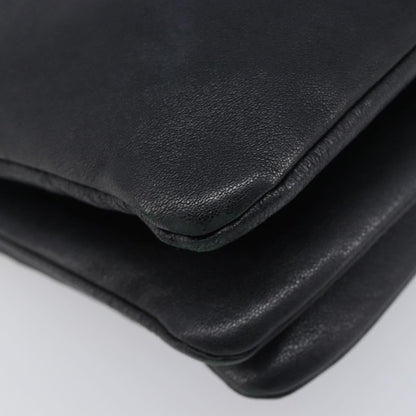 Celine Trio Leather, Black, Leather, Crossbody Bag