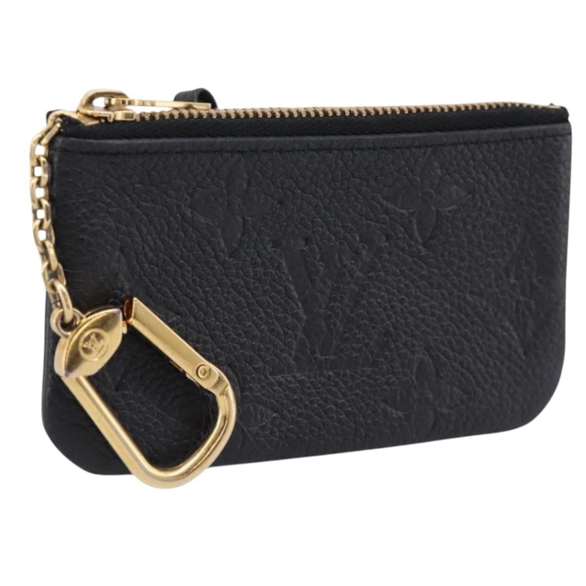 Louis Vuitton Key Monogram Empreinte Leather, Black, Leather, Clutch