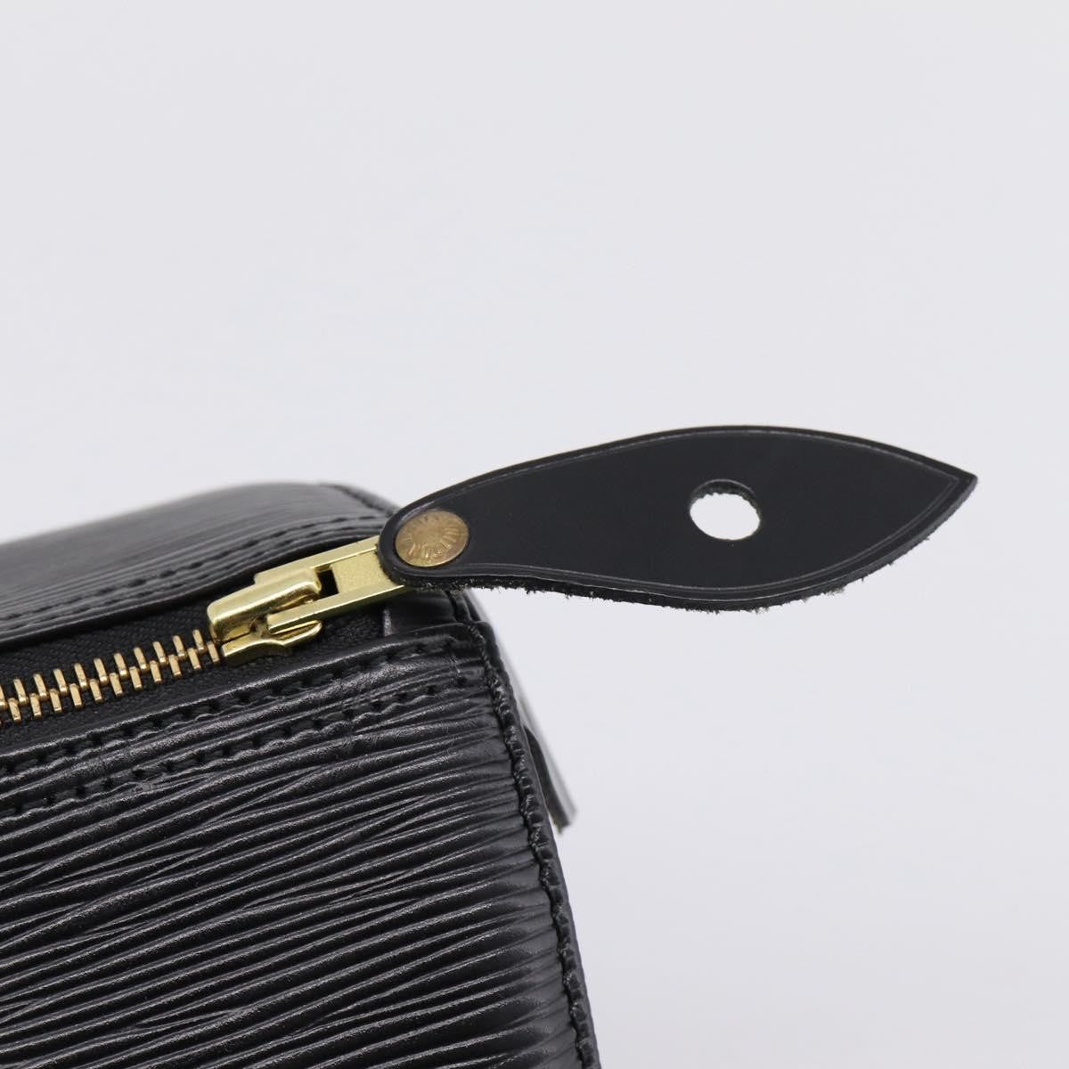 Louis Vuitton Speedy Epi Leather, Black, Leather, Handbag