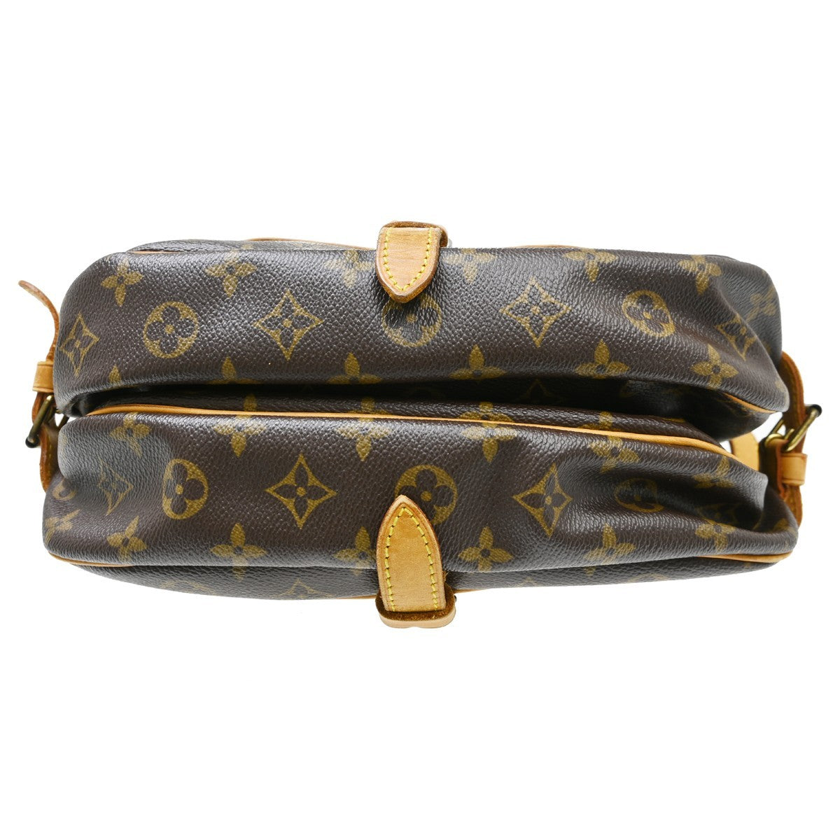 Louis Vuitton Saumur Monogram, Brown, Canvas, Shoulder Bag